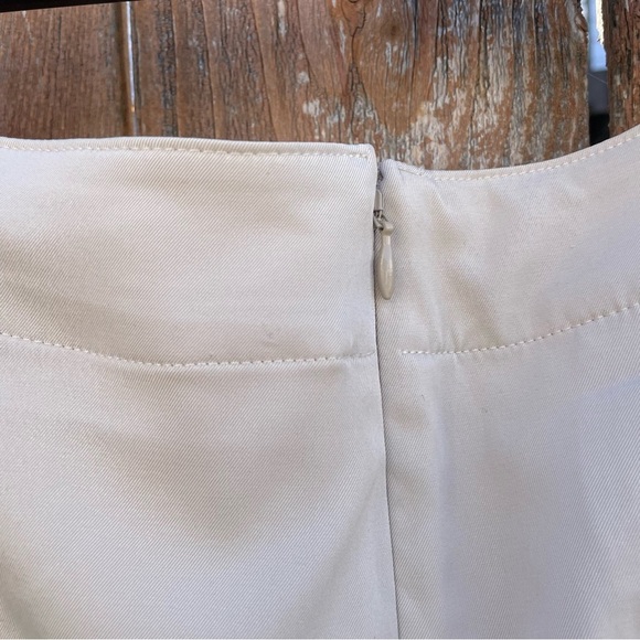 LADY HAGEN Women’s Tan Skort Skirt Pockets Side Slits Size 14 - Picture 10 of 14
